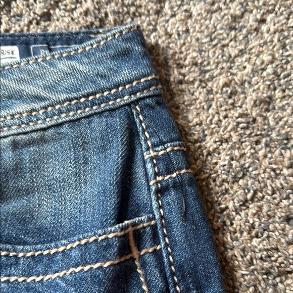 Miss Me Red and Black Embellished Mini Skirt - Picture 4 of 4